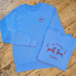 Two Red Dogs branded clothing