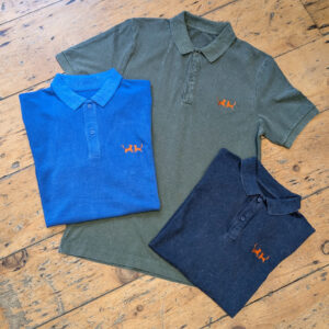 Two Red Dog Polo shirts
