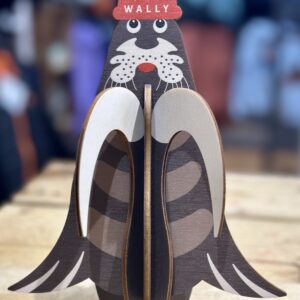 3D Wooden Wally The Walrus