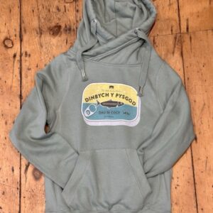 Dinbych Y Pysgod Wrap Neck Hoodie
