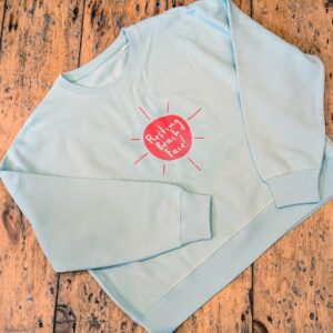 Resting Beach Face! Crop Sweatshirt