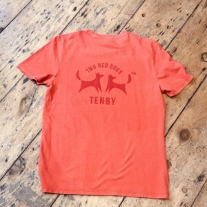 vintage wash organic cotton Logo T-shirt